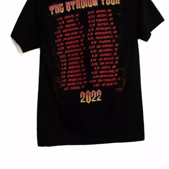 Tee Styled Premium Men Black Cotton Graphic Spell Out Crew Neck Short Sleeve M - Picture 4 of 7